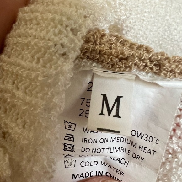 Women’s Lightweight Color Block Full Zip Hooded Sweater Size Medium - Picture 7 of 9